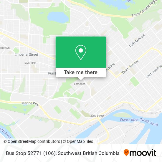 Bus Stop 52771 (106) map