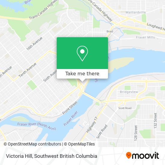 Victoria Hill map