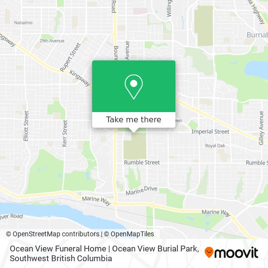 Ocean View Funeral Home | Ocean View Burial Park map