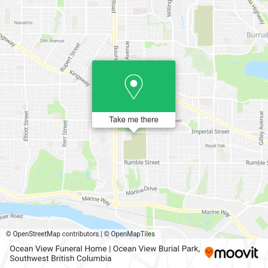 Ocean View Funeral Home | Ocean View Burial Park map