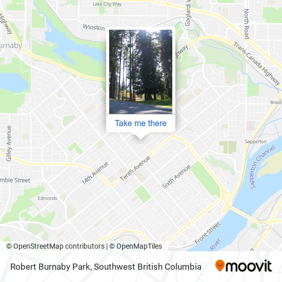 Robert Burnaby Park plan