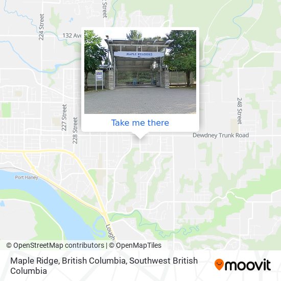 Maple Ridge, British Columbia map