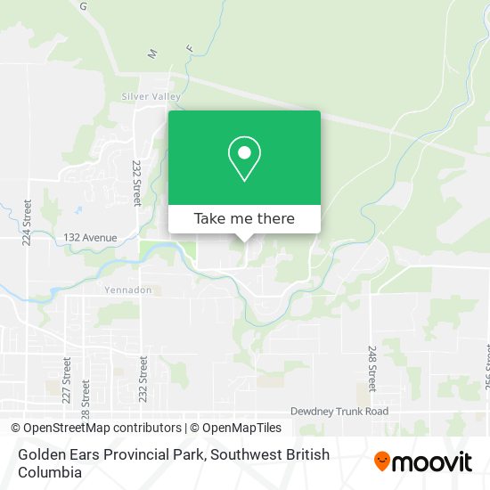 Golden Ears Provincial Park plan