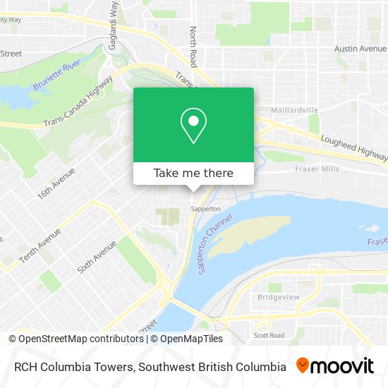 RCH Columbia Towers map