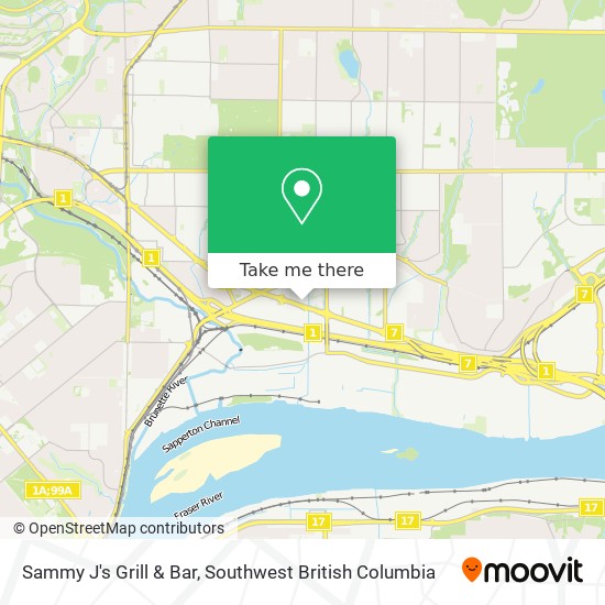 Sammy J's Grill & Bar map