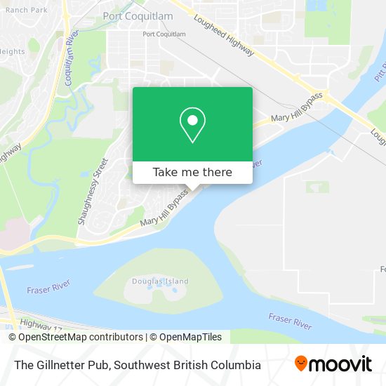 The Gillnetter Pub map