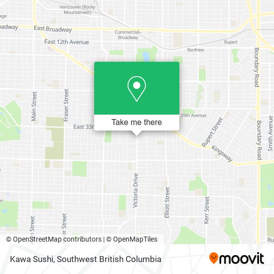 Kawa Sushi map