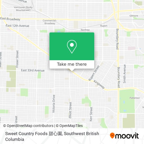 Sweet Country Foods 甜心園 map