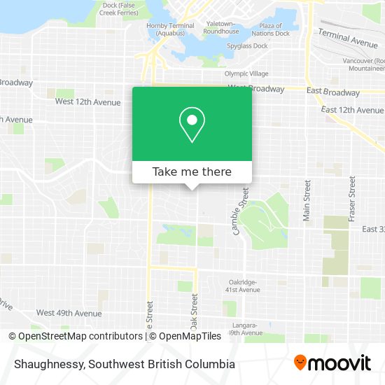 Shaughnessy map