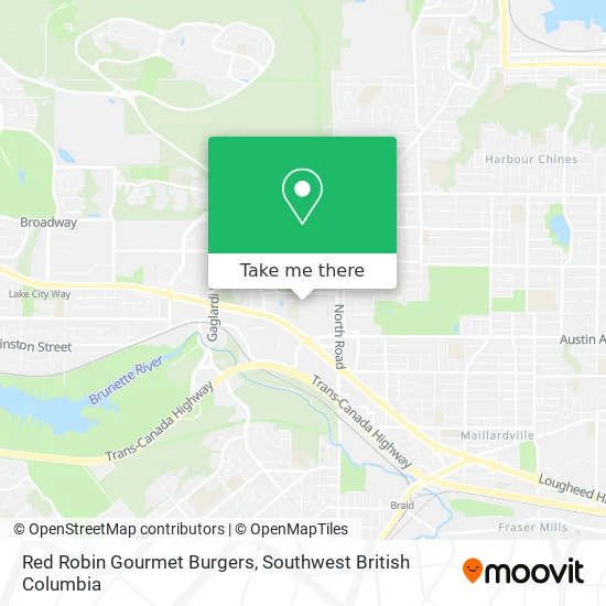 Driving Directions To Red Robin How To Get To Red Robin Gourmet Burgers In Burnaby By Bus Or Skytrain?