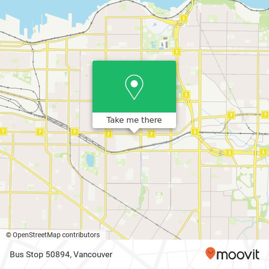 Bus Stop 50894 map