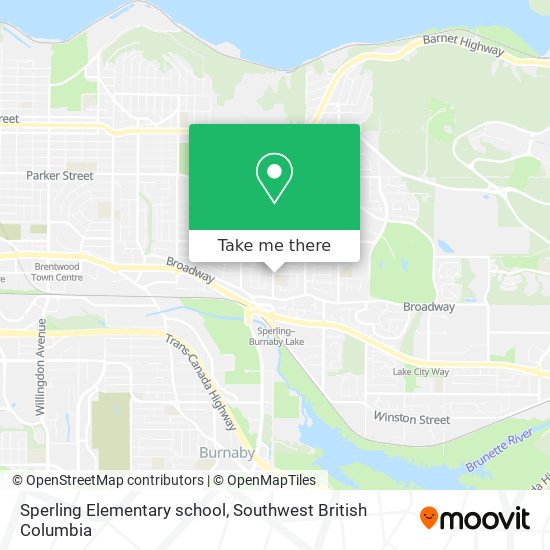 Sperling Elementary school map