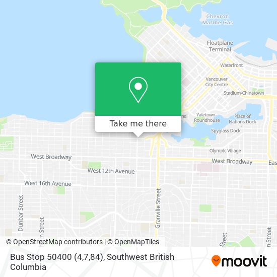 Bus Stop 50400 (4,7,84) plan