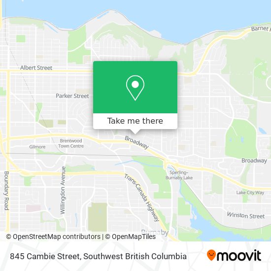 845 Cambie Street plan