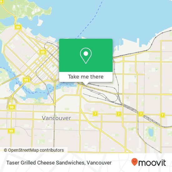 Taser Grilled Cheese Sandwiches map