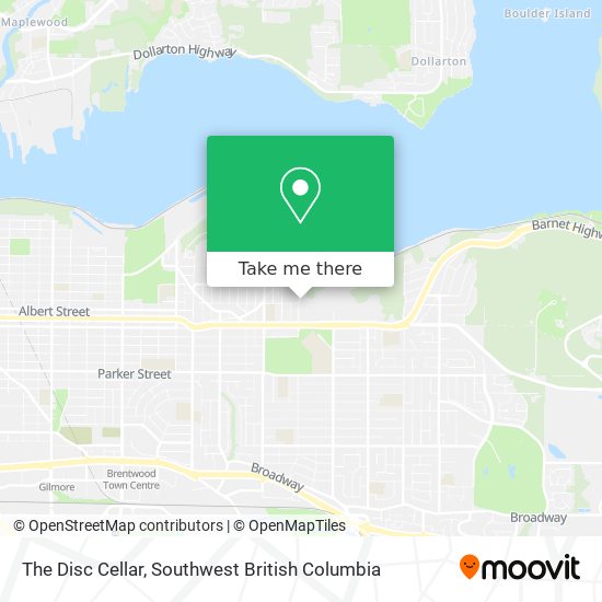 The Disc Cellar map
