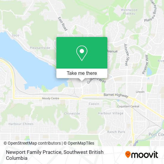 Newport Family Practice map