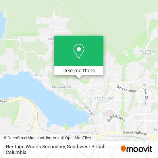 Heritage Woods Secondary map