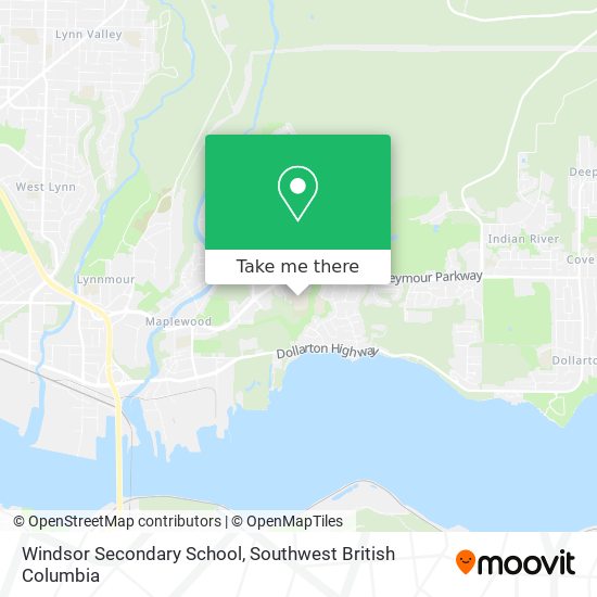 Windsor Secondary School map