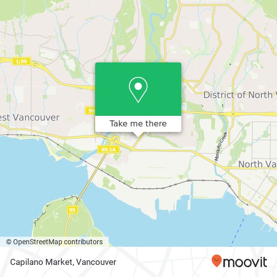 Capilano Market map