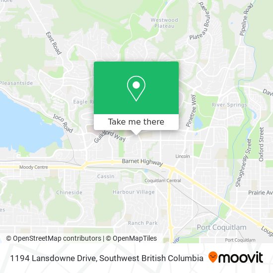 1194 Lansdowne Drive map