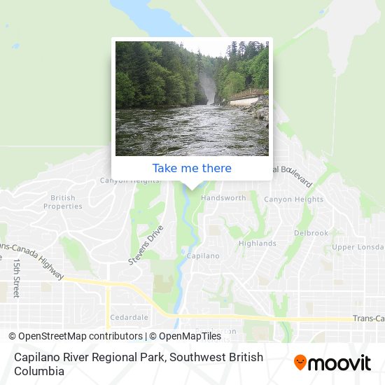 Capilano River Regional Park plan