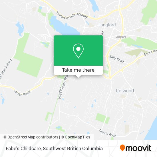 Fabe's Childcare map