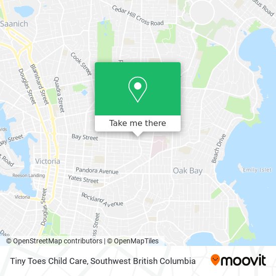 Tiny Toes Child Care map
