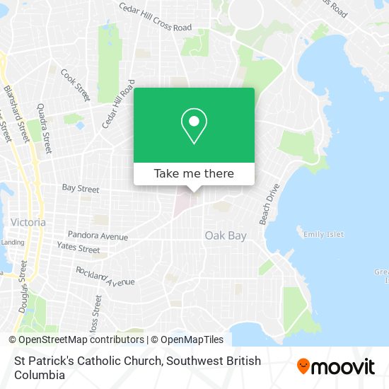 St Patrick's Catholic Church map