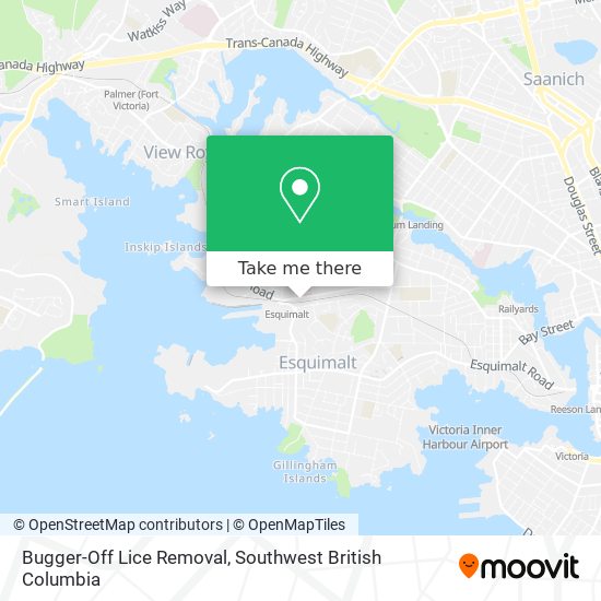 Bugger-Off Lice Removal map