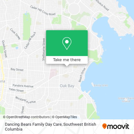 Dancing Bears Family Day Care map