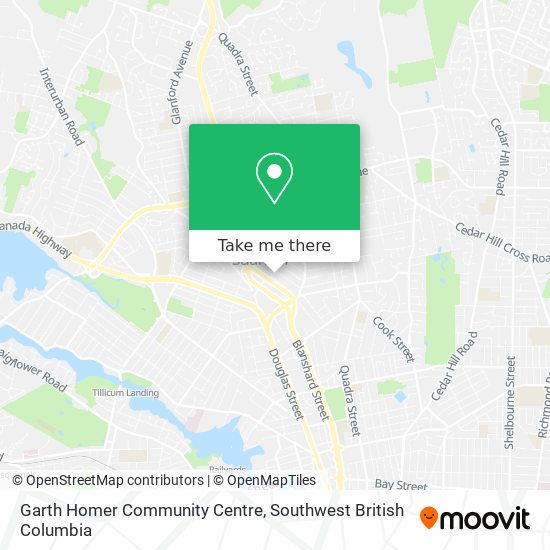 Garth Homer Community Centre map