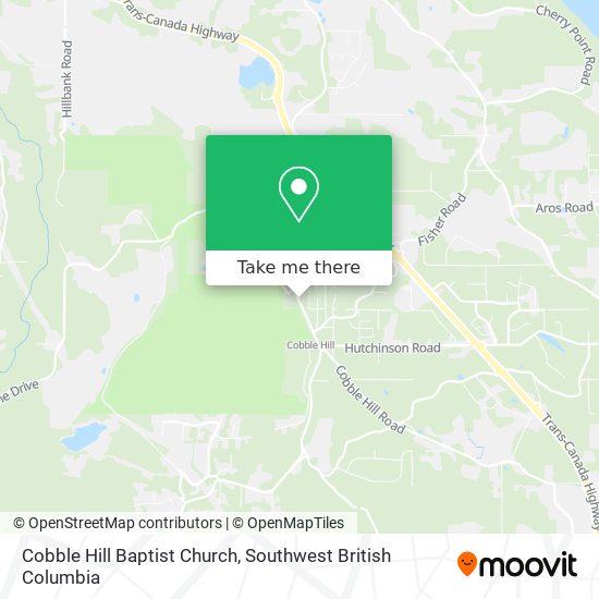 Cobble Hill Baptist Church map