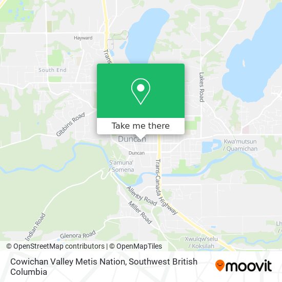 Cowichan Valley Metis Nation plan