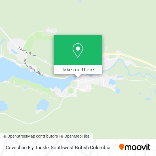 Cowichan Fly Tackle map