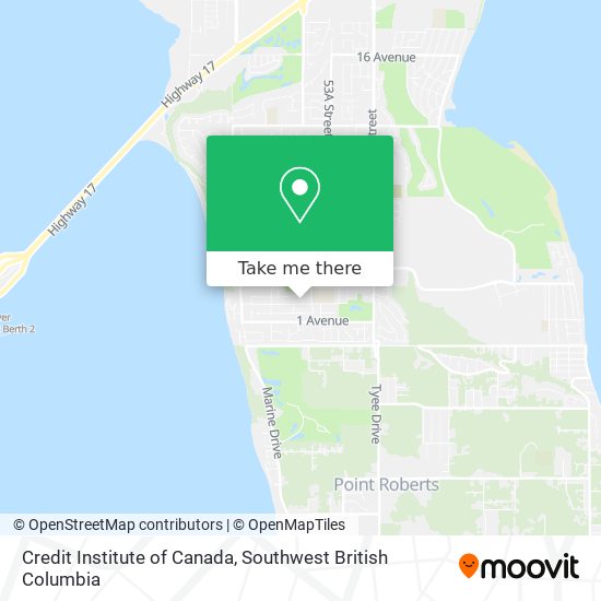 Credit Institute of Canada map