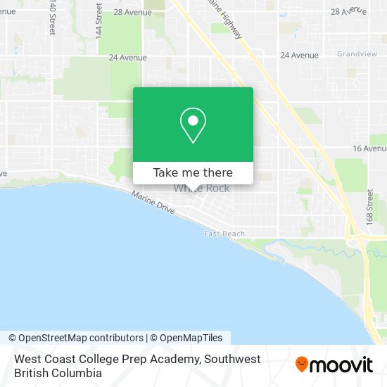 West Coast College Prep Academy map