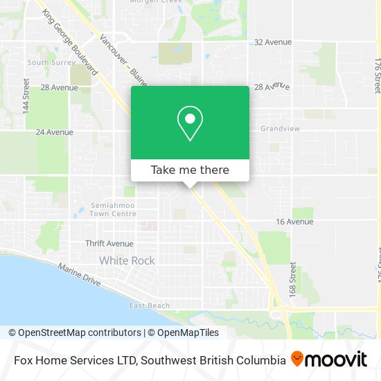 Fox Home Services LTD map