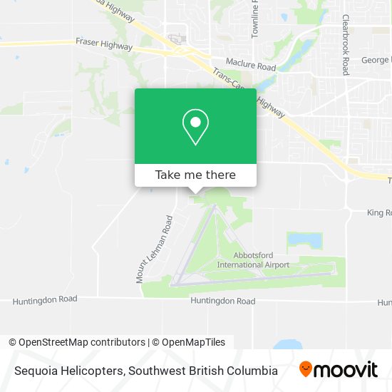 Sequoia Helicopters map