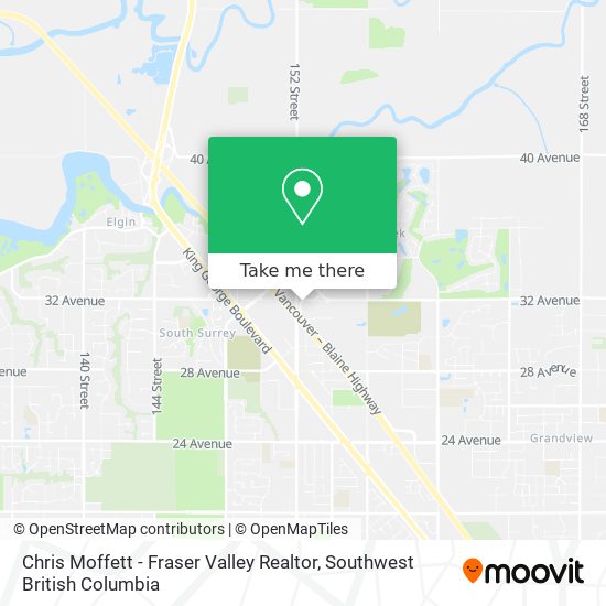 Chris Moffett - Fraser Valley Realtor map