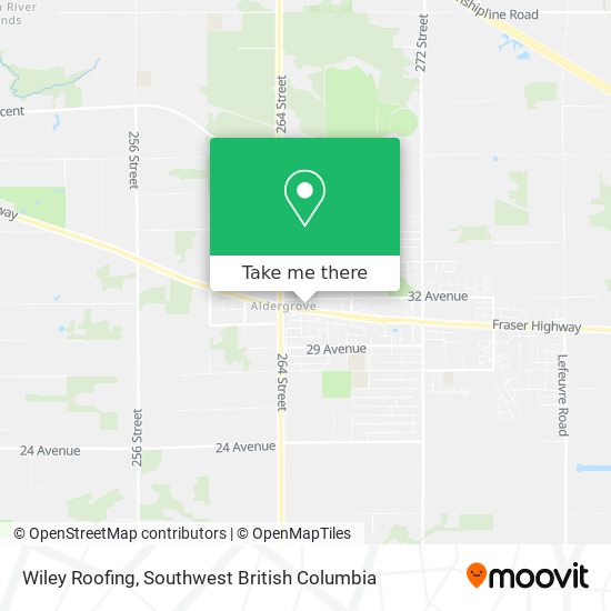 Wiley Roofing map