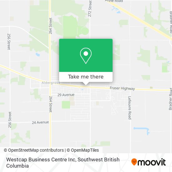 Westcap Business Centre Inc map