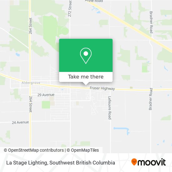 La Stage Lighting map