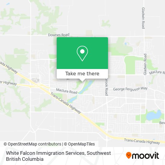 White Falcon Immigration Services map