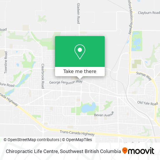 Chiropractic Life Centre map
