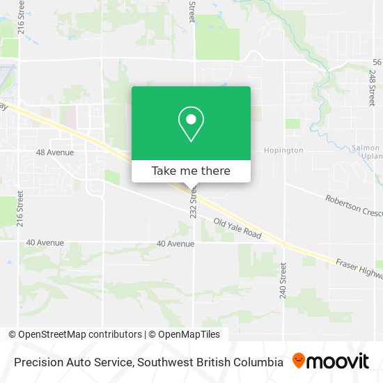 Precision Auto Service map