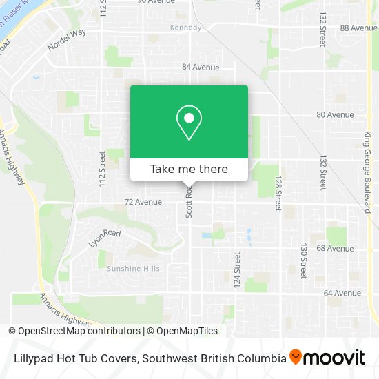 Lillypad Hot Tub Covers map