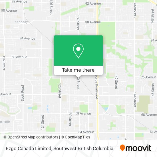 Ezgo Canada Limited map