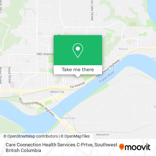 Care Connection Health Services C-Prtve map