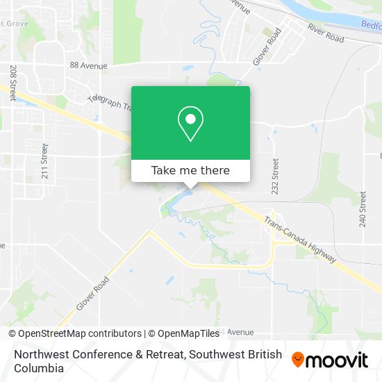 Northwest Conference & Retreat map
